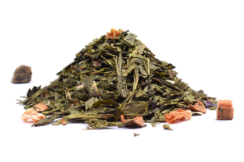 Broskvová sencha - zelený čaj