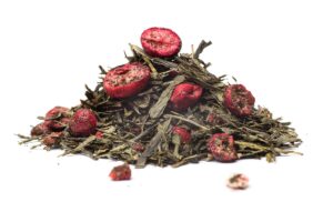 Sencha brusinko-jahodová - zelený čaj